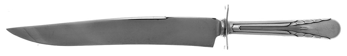 Orchid (Sterling, 1929-1930) Small Carving Knife Stainless Blade W/Sterling Gua by International Silver-1