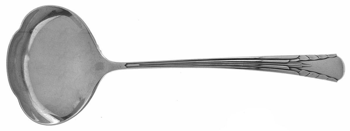 Orchid (Sterling, 1929-1930) Solid Piece Cream Ladle by International Silver-1
