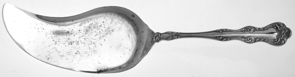 Orient-Venice (Silverplate, 1904) Large Solid Fish Serving Knife by International Silver-1