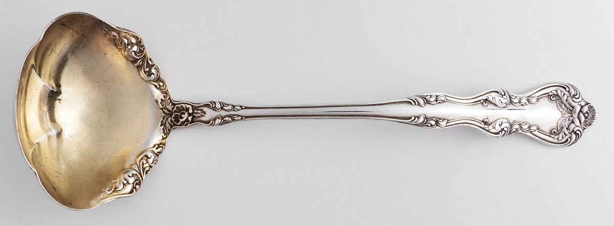 Orient-Venice (Silverplate, 1904) Solid Gravy Ladle by International Silver-1