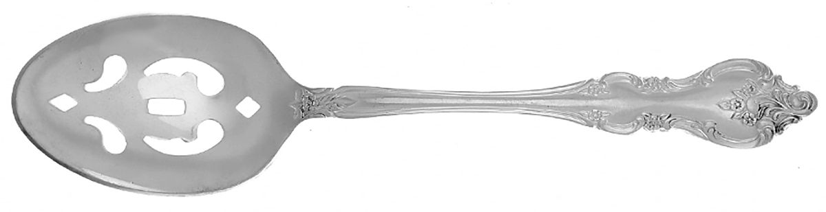 Orleans (Silverplate 1964) Pierced Tablespoon (Serving Spoon) by International Silver-1
