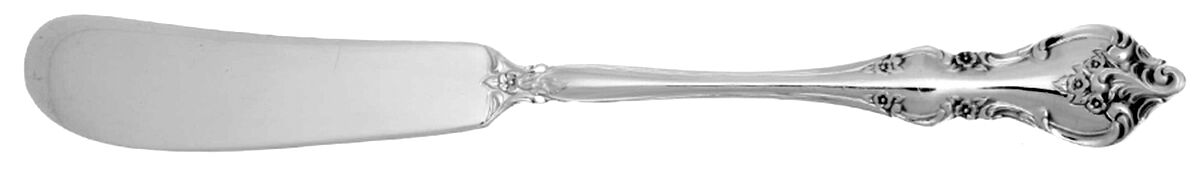 Orleans (Silverplate 1964) Flat Handle Butter Spreader by International Silver-1