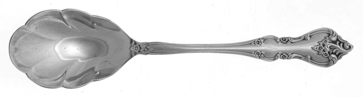 Orleans (Silverplate 1964) Sugar Shell Spoon by International Silver-1