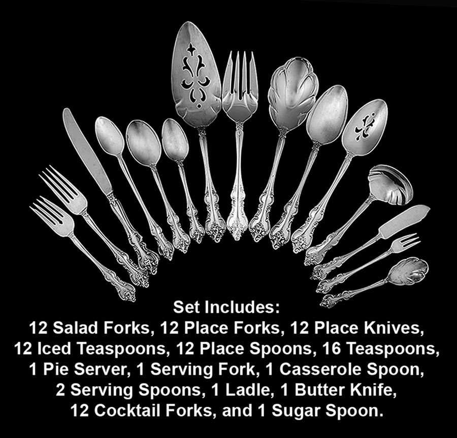 Orleans (Silverplate 1964) 96 Piece Set by International Silver-1