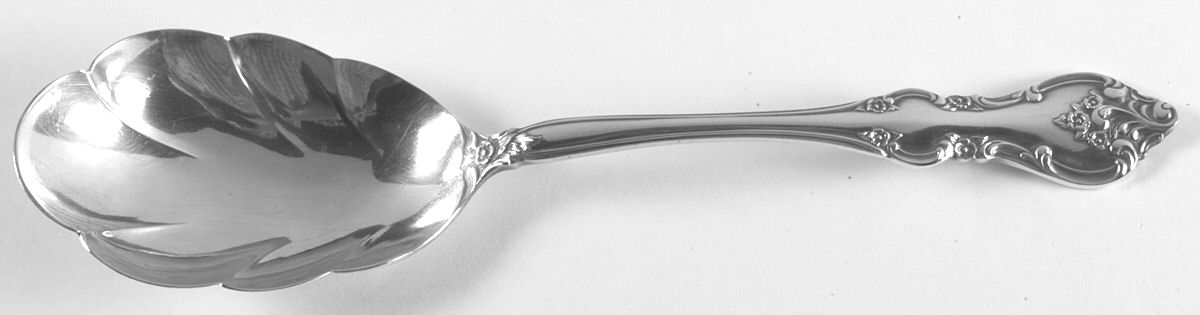 Orleans (Silverplate 1964) Solid Shell Casserole Spoon by International Silver-1