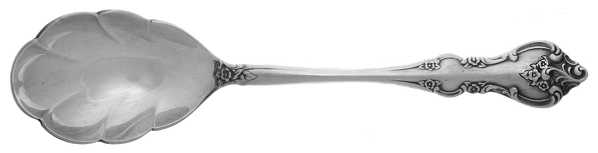 Orleans (Silverplate 1964) Sugar Shell Spoon by International Silver-1