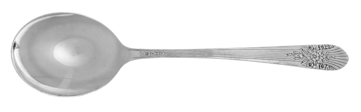 Orleans (Sterling, 1936) Round Bowl Soup Spoon (Gumbo) by International Silver-1