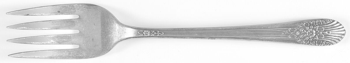 Orleans (Sterling, 1936) Individual Salad Fork by International Silver-1