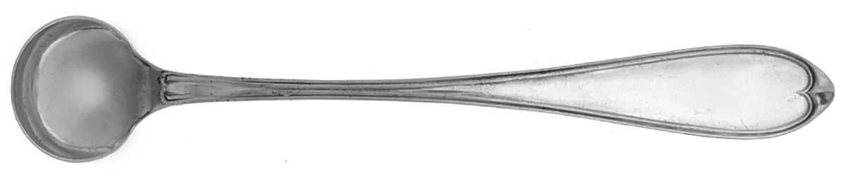 Oval (Silverplate, 1855) Mustard Spoon by International Silver-1