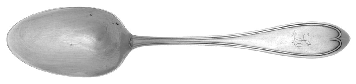 Oval Thread (Silverplate, 1874) Tablespoon (Serving Spoon) by International Silver-1