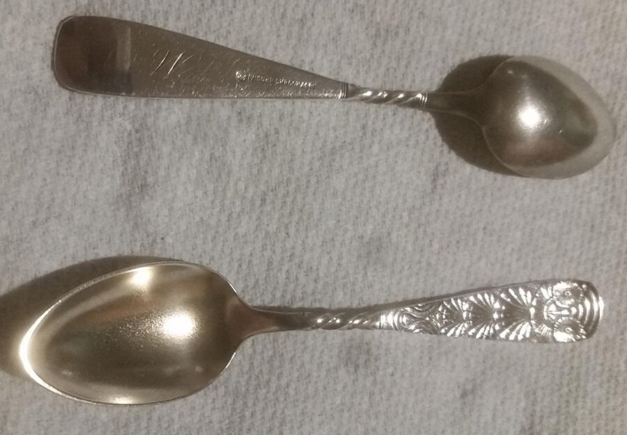 Owl (Silverplate, 1892) Monogram Demitasse Spoon by International Silver-1