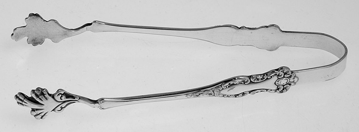Oxford (Silverplate, 1901) Sugar Tongs by International Silver-1