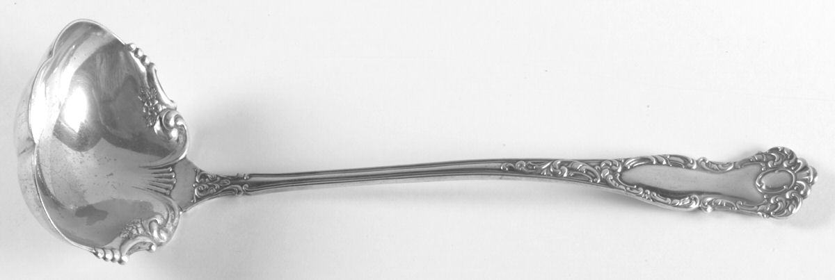 Oxford (Silverplate, 1901) Solid Soup Ladle by International Silver-1