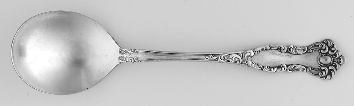 Oxford (Silverplate, 1901) Round Bowl Soup Spoon (Gumbo) by International Silver-1