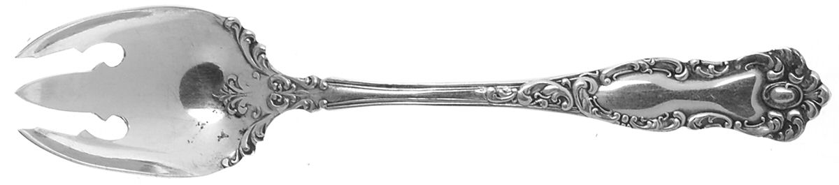 Oxford (Silverplate, 1901) Ice Cream Fork by International Silver-1