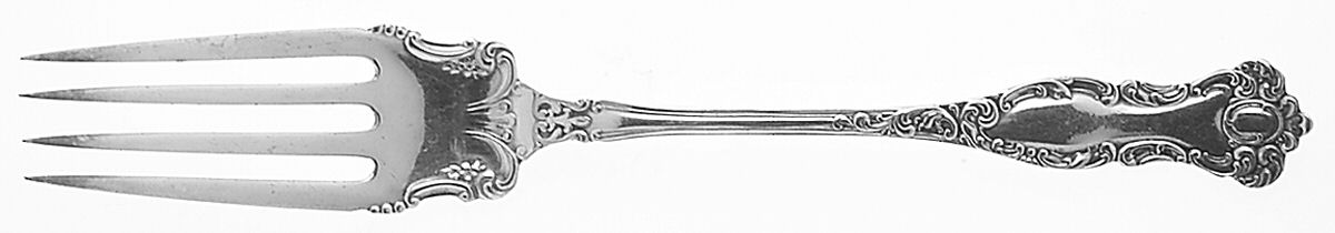 Oxford (Silverplate, 1901) Medium Solid Cold Meat Serving Fork by International Silver-1