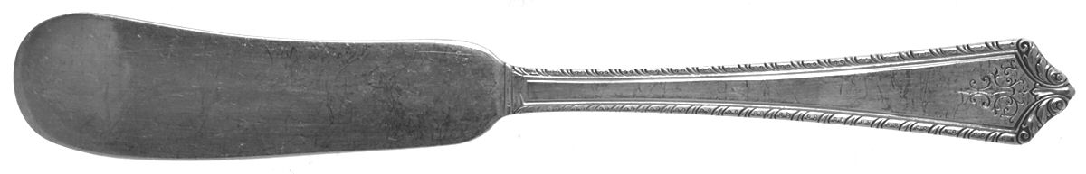 Pageant (Silverplate, 1927) Flat Handle Butter Spreader by International Silver-1
