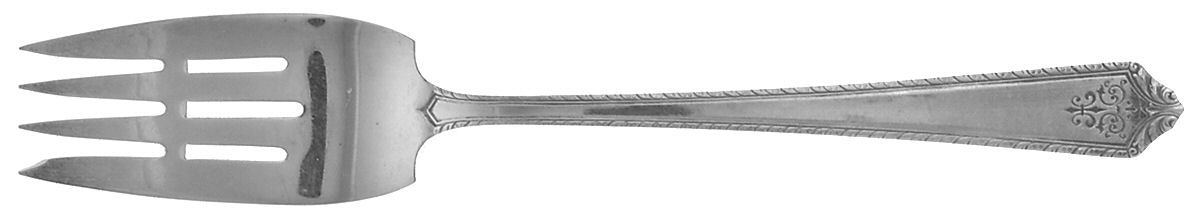 Pageant (Silverplate, 1927) Individual Solid Fish Fork by International Silver-1