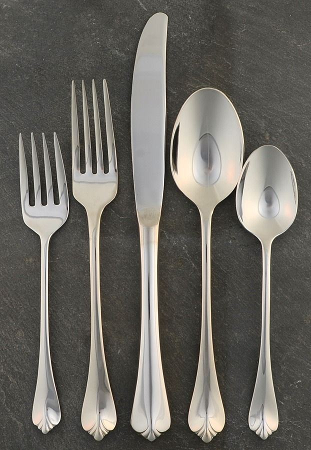 Park Hill (Stainless) 5 Piece Place Setting by International Silver-1