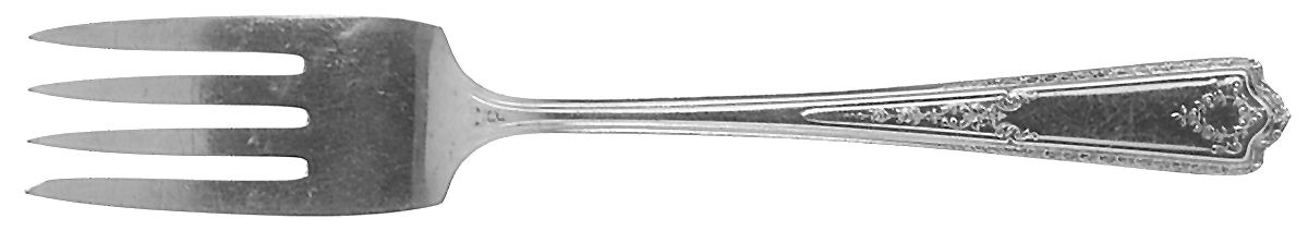Paisley (Silverplate, 1922) Individual Salad Fork by International Silver-1