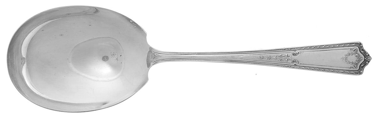 Paisley (Silverplate, 1922) Solid Smooth Casserole Spoon by International Silver-1