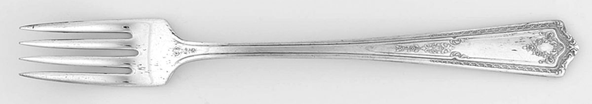 Paisley (Silverplate, 1922) Grille Fork (Viande) by International Silver-1