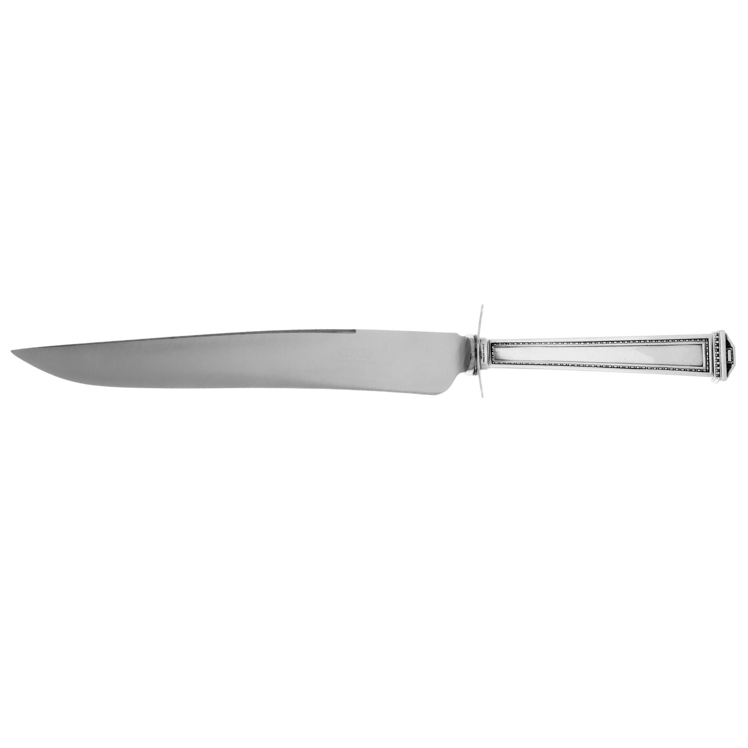 Pantheon (Sterling, 1920, No Monograms) Small Steak Carving Knife with Stainless Blade by International Silver-1