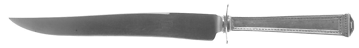Pantheon (Sterling, 1920, No Monograms) Small Steak Carving Knife with Stainless Blade by International Silver-1