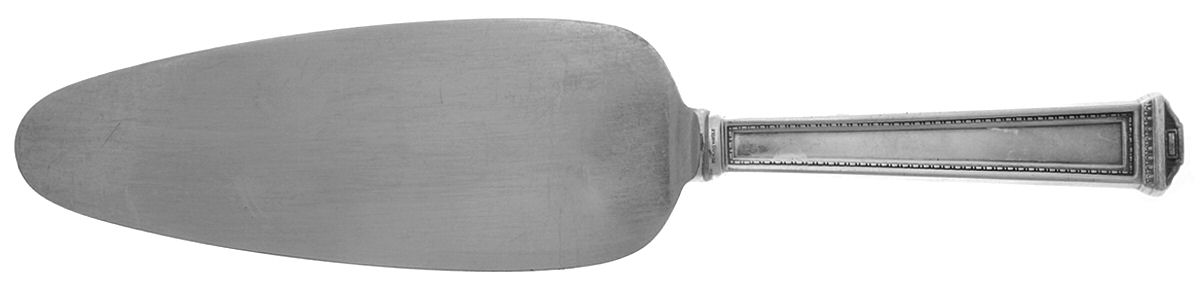 Pantheon (Sterling, 1920, No Monograms) Pie Server with Silverplate Blade by International Silver-1
