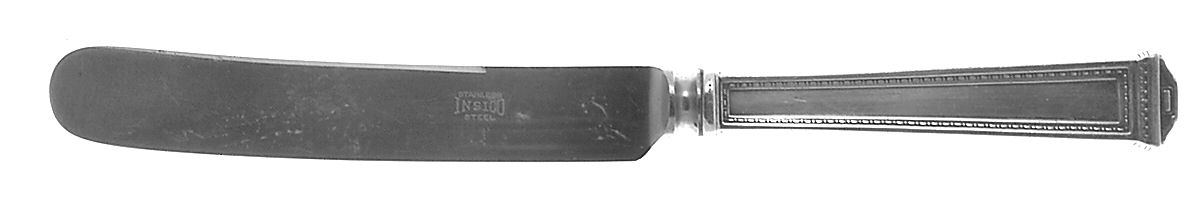 Pantheon (Sterling, 1920, No Monograms) Old French Hollow Knife with Bolster by International Silver-1