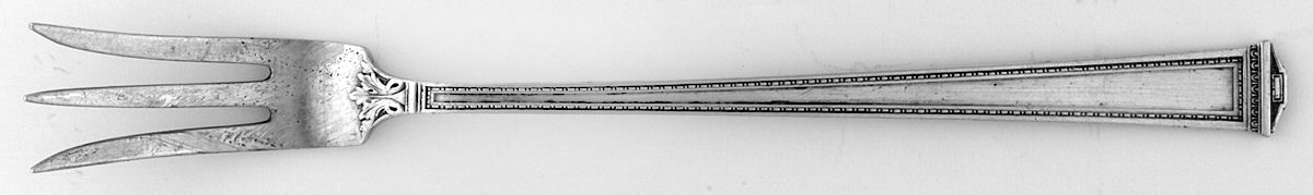 Pantheon (Sterling, 1920, No Monograms) Old Style Pickle Fork by International Silver-1