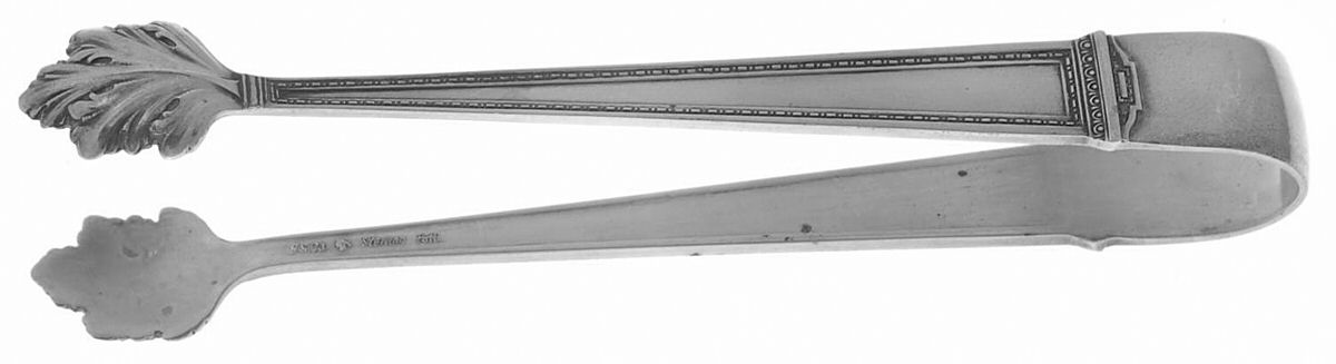 Pantheon (Sterling, 1920, No Monograms) Small Sugar Tongs by International Silver-1