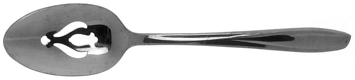Panorama (Stainless) Pierced Tablespoon (Serving Spoon) by International Silver-1