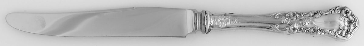 Pansy (Sterling, 1909, No Monograms) New French Hollow Knife with Bolster by International Silver-1
