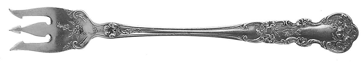 Pansy (Sterling, 1909, No Monograms) Oyster Fork by International Silver-1