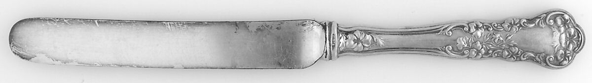 Pansy (Sterling, 1909, No Monograms) Old French Hollow Knife by International Silver-1