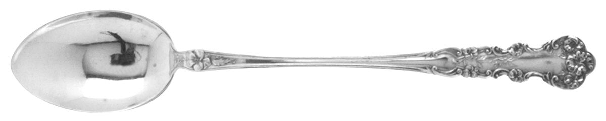 Pansy (Sterling, 1909, No Monograms) Parfait Spoon (Solid Piece) by International Silver-1