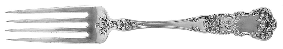 Pansy (Sterling, 1909, No Monograms) Fork by International Silver-1