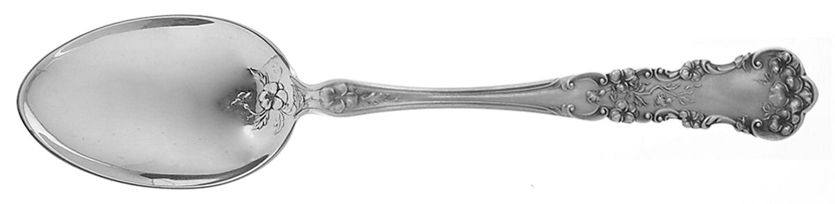 Pansy (Sterling, 1909, No Monograms) Tablespoon (Serving Spoon) by International Silver-1
