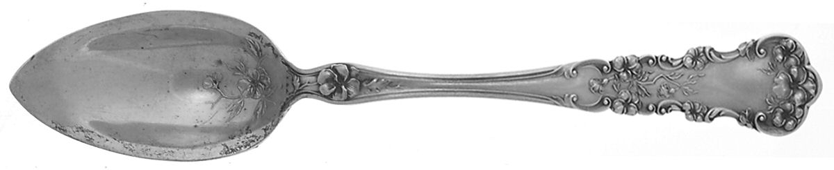 Pansy (Sterling, 1909, No Monograms) Fruit/Orange Spoon by International Silver-1
