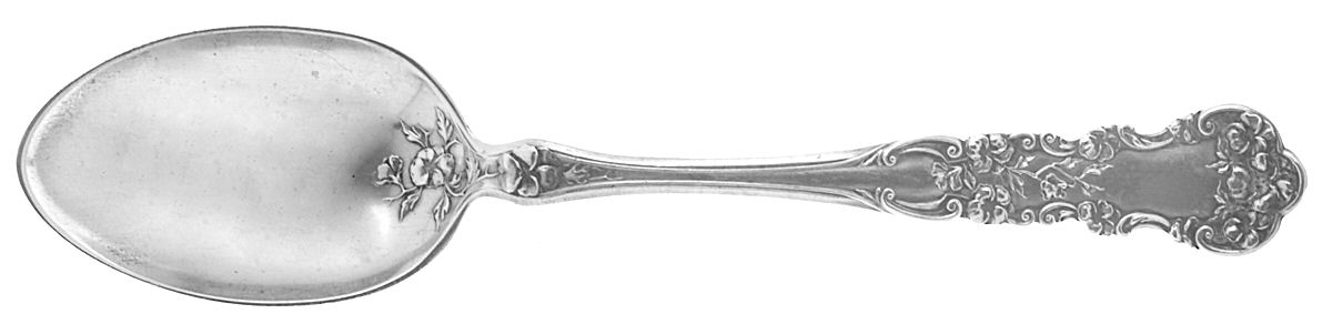 Pansy (Sterling, 1909, No Monograms) Dessert/Oval Soup Spoon by International Silver-1