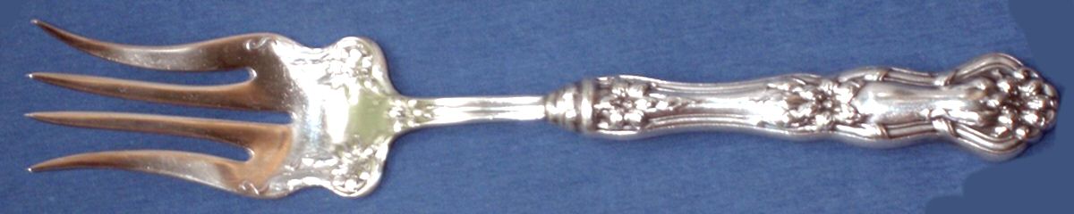 Paragon (Silverplate) Large Cold Meat Serving Fork, Plated Tines by International Silver-1