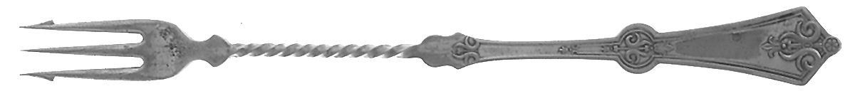 Parisian (Silverplate, 1879) Long Handle Pickle/Olive Fork by International Silver-1