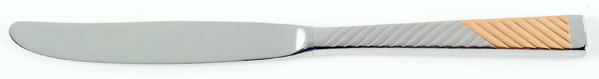 Parquet (Stainless, Gold Accent) Modern Hollow Knife by International Silver-1