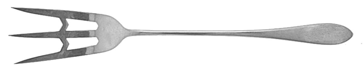 Patria (Sterling, 1918) Large Lettuce Serving Fork by International Silver-1