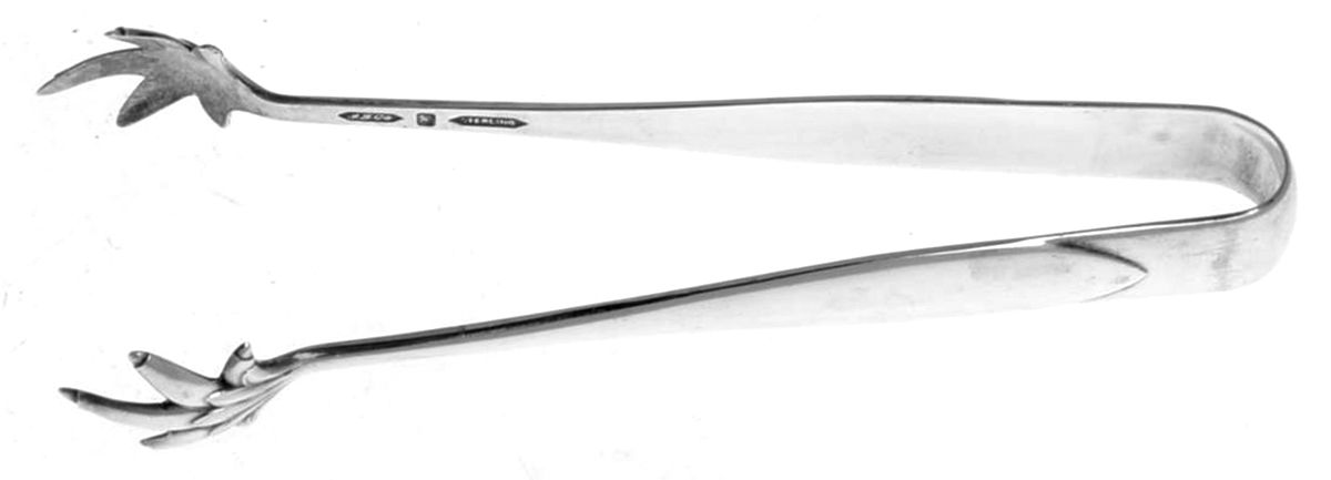 Patria (Sterling, 1918) Small Sugar Tongs by International Silver-1