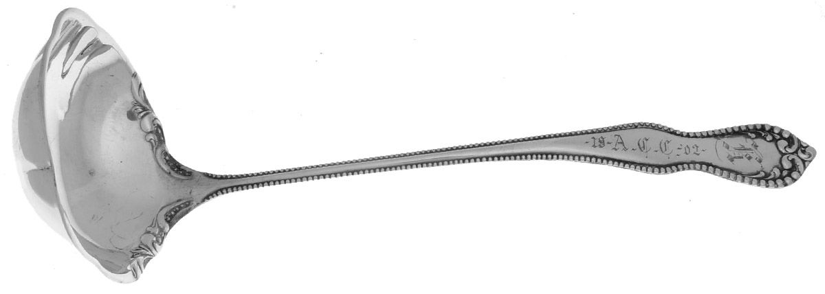 Pearl (Silverplate, 1898) Solid Soup Ladle by International Silver-1