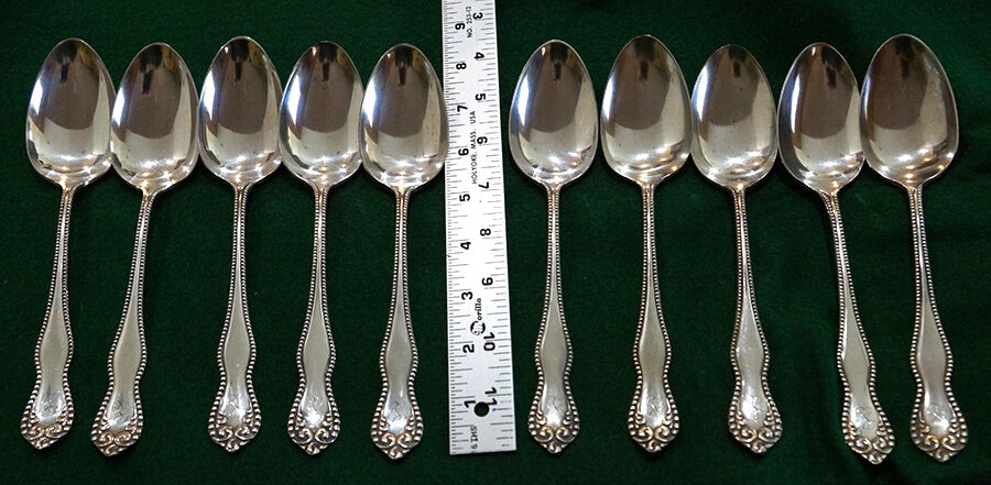 Pearl (Silverplate, 1898) Tablespoon (Serving Spoon) by International Silver-1