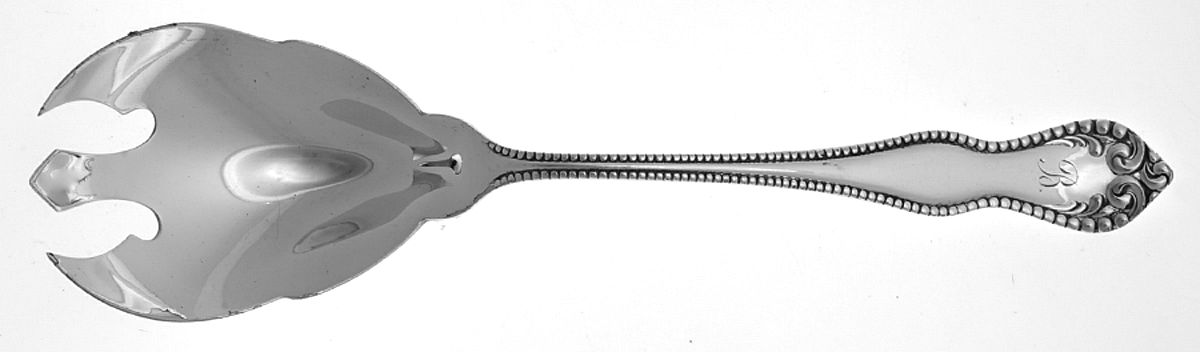 Pearl (Silverplate, 1898) Solid Salad Serving Fork by International Silver-1