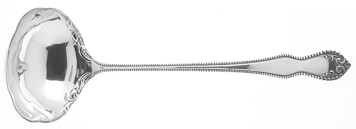Pearl (Silverplate, 1898) Solid Soup Ladle by International Silver-1